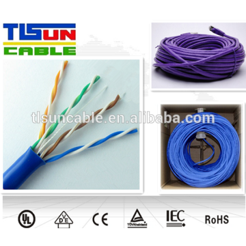 high frequency 250MHz utp cat5e color code cable